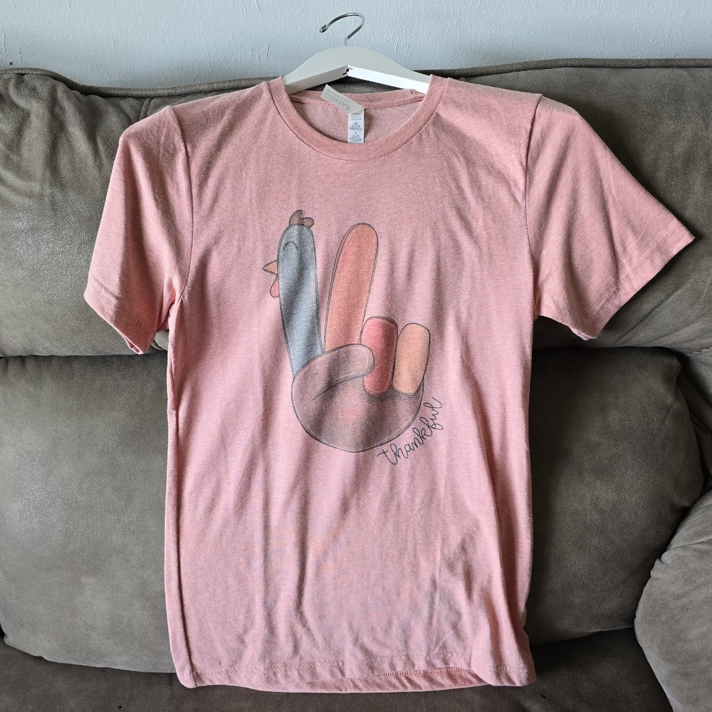 Thanksgiving Colorful Turkey Peace Sign